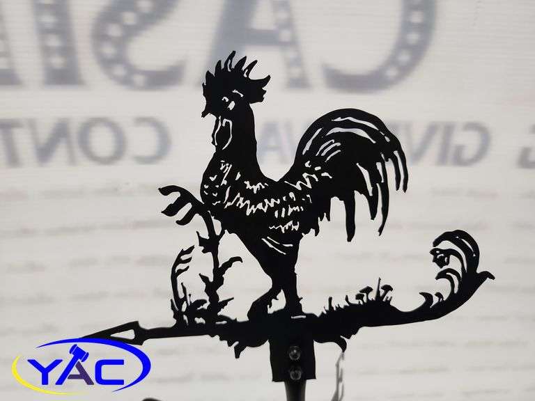 Metal Rooster Weathervane