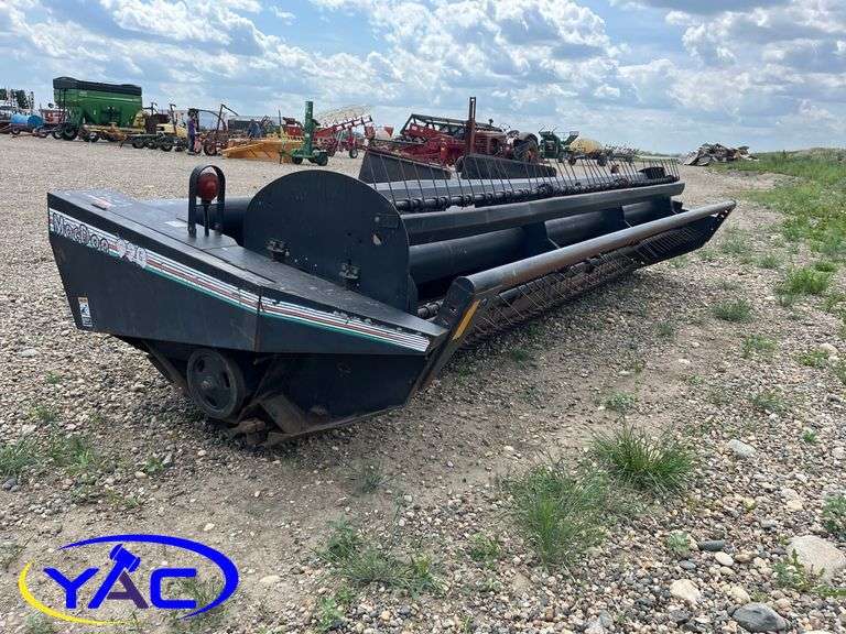 1995 MACDON 16' 920 HAYBINE HEADER W/ 1993 MACDON CRIMPER