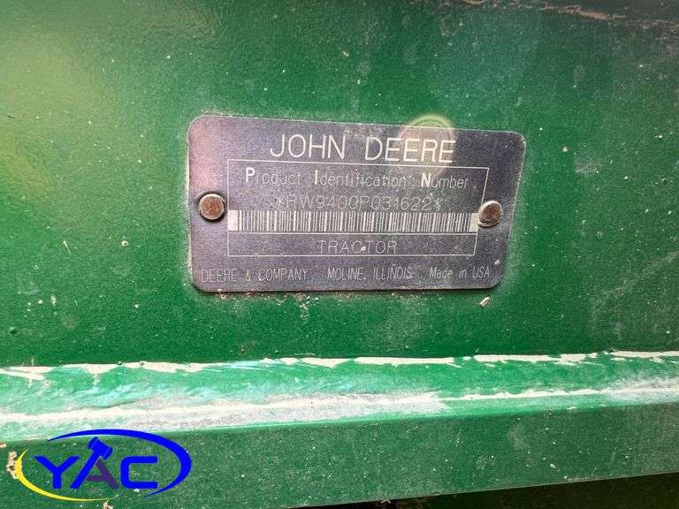 JOHN DEERE 9400 4WD TRACTOR