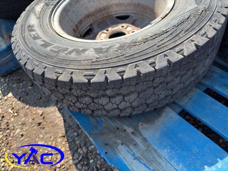 4- 245/75R16 Tires & Rims (Rims Only. Tires Cracked)