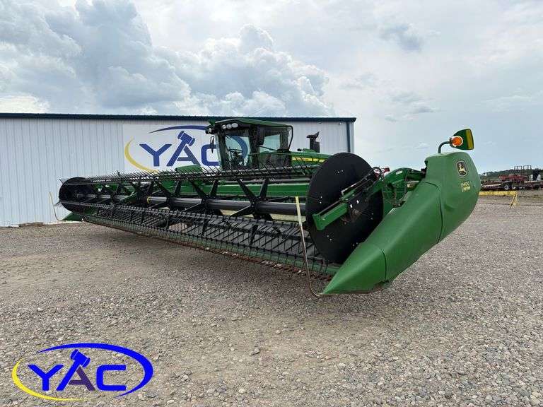 2012 JOHN DEERE D450 SELF-PROPELLED SWATHER
