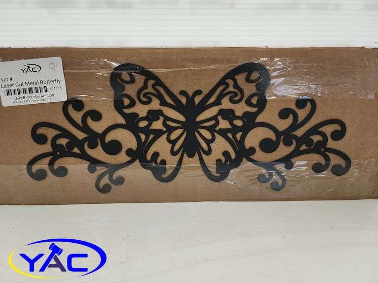 Laser Cut Metal Butterfly