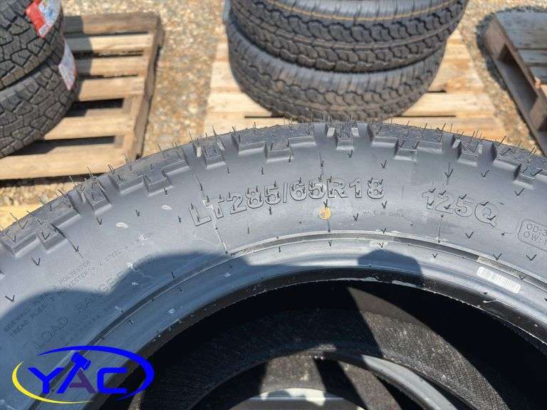 4- 285/65R18 Tires (BUYER MUST PAY 4X THE BID PRICE)