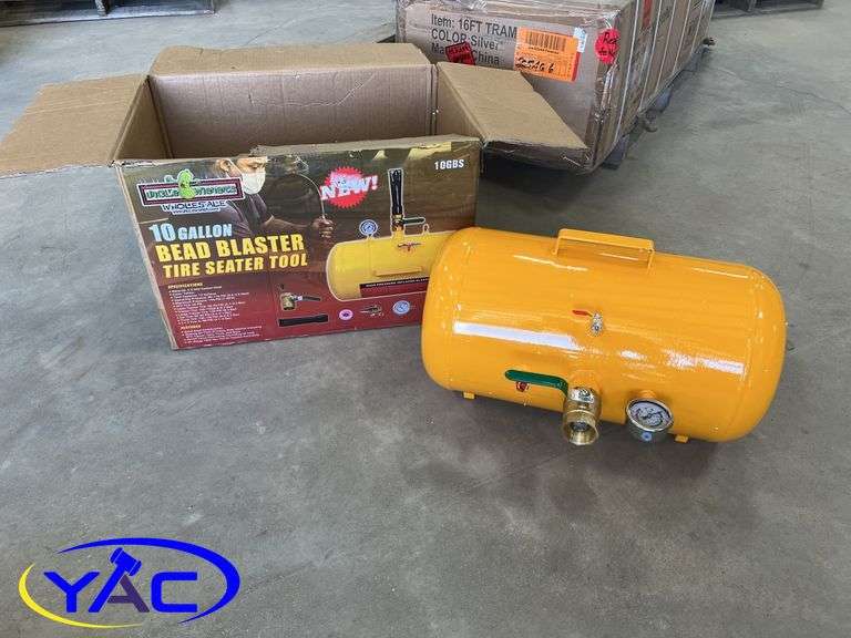 10 Gallon Bead Blaster Tire Seater Tool (Returned Item, Opened Box & Possibly Missing Parts)