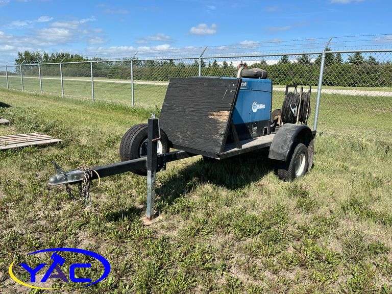 Miller Bobcat 250 W/ Compressor On Trailer