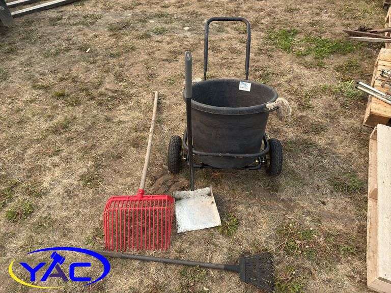 Muck R. Brett Muck Cart & Tools - YAC Auctions