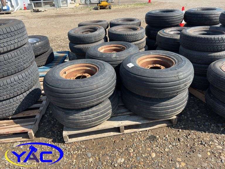 6- 11L-14 Tires W/ Rims