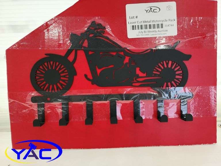 Laser Cut Metal Motorcycle Rack
