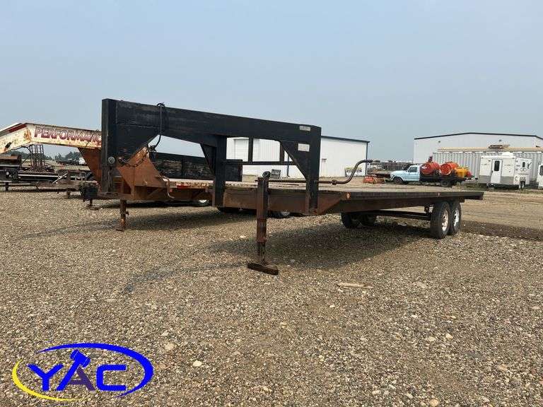 1992  DUNCAN  8' X 24' FLAT DECK TRAILER