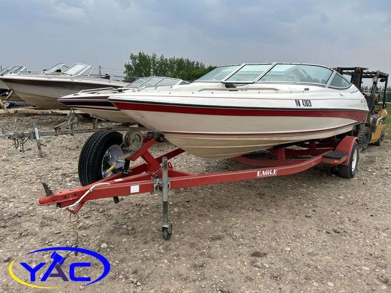 1992 MONTERAY 3L 1800 BOAT W/ 1991 TRAILER