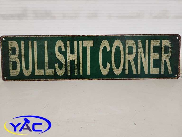 Metal Humor Road Sign