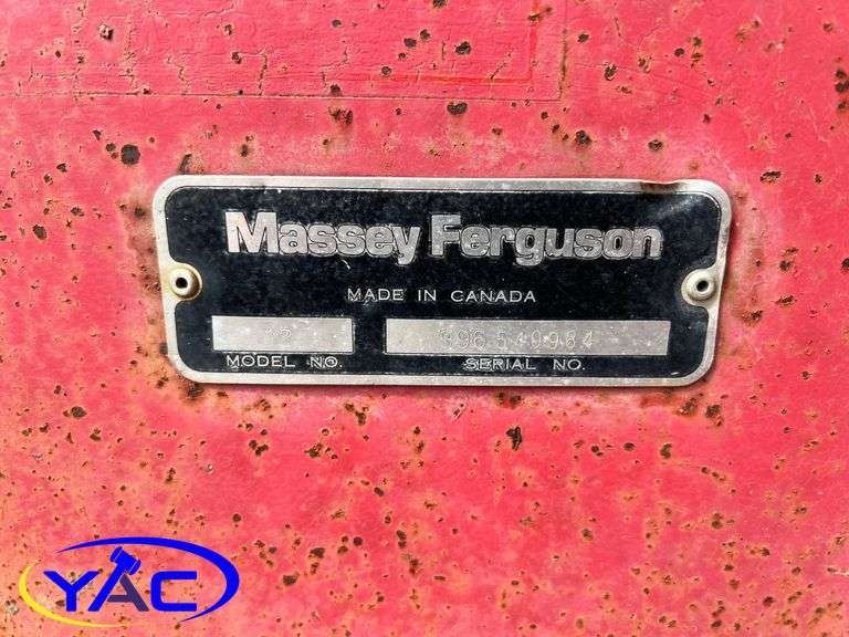 MASSEY FERGUSON 12 SQUARE BALER