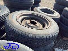 16 -15" Concord Packer Tires (Rims Only - Tires Cracked & Weathered)