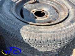 16 -15" Concord Packer Tires (Rims Only - Tires Cracked & Weathered)