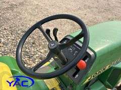 JOHN DEERE 52" RIDING MOWER 318 W/ BAGGER, ROTOTILLER & SNOWBLOWER