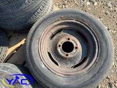 14 - 15" Concord Packer Tires (Rims Only - Tires Weathered & Cracked)
