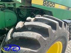 1995 JOHN DEERE 9600 COMBINE W/ 914 PICKUP HEADER