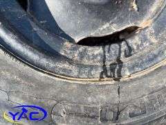 14 - 15" Concord Packer Tires (Rims Only - Tires Weathered & Cracked)