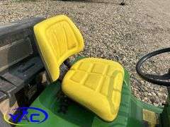 JOHN DEERE 52" RIDING MOWER 318 W/ BAGGER, ROTOTILLER & SNOWBLOWER