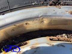 2- 245/75R16 Tires & Rims From A Trailer. (Rims Only. Tires Worn And Cracked)