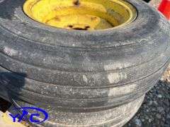 8- Assorted 9.5L-15 Implement Tires W/ Rims