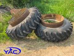 1955 WHITE TRACTOR DUALS 18.4/38 CLAMP ON