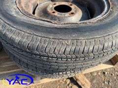 14 - 15" Concord Packer Tires (Rims Only - Tires Weathered & Cracked)