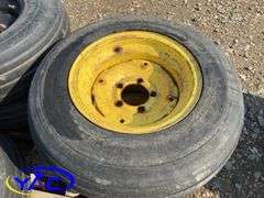 8- Assorted 9.5L-15 Implement Tires W/ Rims