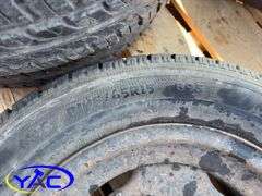 14 - 15" Concord Packer Tires (Rims Only - Tires Weathered & Cracked)