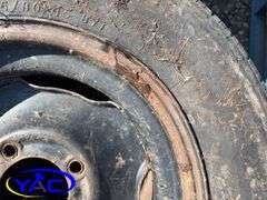16 -15" Concord Packer Tires (Rims Only - Tires Cracked & Weathered)