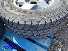 4- 245/75R16 Tires & Rims (Rims Only. Tires Cracked)