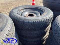 16 -15" Concord Packer Tires (Rims Only - Tires Cracked & Weathered)