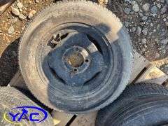 14 - 15" Concord Packer Tires (Rims Only - Tires Weathered & Cracked)