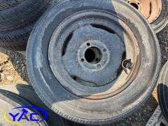 14 - 15" Concord Packer Tires (Rims Only - Tires Weathered & Cracked)