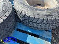 4- 245/75R16 Tires & Rims (Rims Only. Tires Cracked)