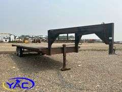 1992  DUNCAN  8' X 24' FLAT DECK TRAILER