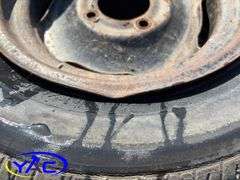 16 -15" Concord Packer Tires (Rims Only - Tires Cracked & Weathered)