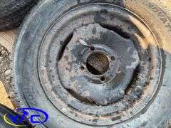 14 - 15" Concord Packer Tires (Rims Only - Tires Weathered & Cracked)
