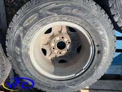 4- 245/75R16 Tires & Rims (Rims Only. Tires Cracked)