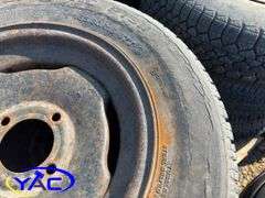 16 -15" Concord Packer Tires (Rims Only - Tires Cracked & Weathered)
