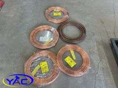5- Rolls 1/2" Natural Gas Copper Tubing