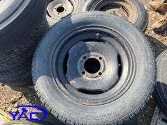 14 - 15" Concord Packer Tires (Rims Only - Tires Weathered & Cracked)