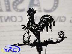 Metal Rooster Weathervane