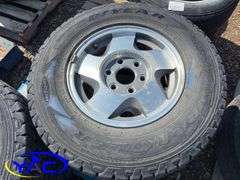 4- 245/75R16 Tires & Rims (Rims Only. Tires Cracked)