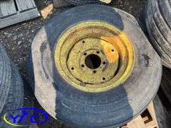 8- Assorted 9.5L-15 Implement Tires W/ Rims