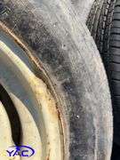 14 - 15" Concord Packer Tires (Rims Only - Tires Weathered & Cracked)