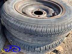 14 - 15" Concord Packer Tires (Rims Only - Tires Weathered & Cracked)
