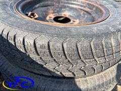 16 -15" Concord Packer Tires (Rims Only - Tires Cracked & Weathered)