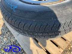 4- 205/75R14 Tires & Rims Off Of A Chevy (Rims Only Tires Weathered And Cracked)