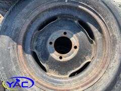 14 - 15" Concord Packer Tires (Rims Only - Tires Weathered & Cracked)